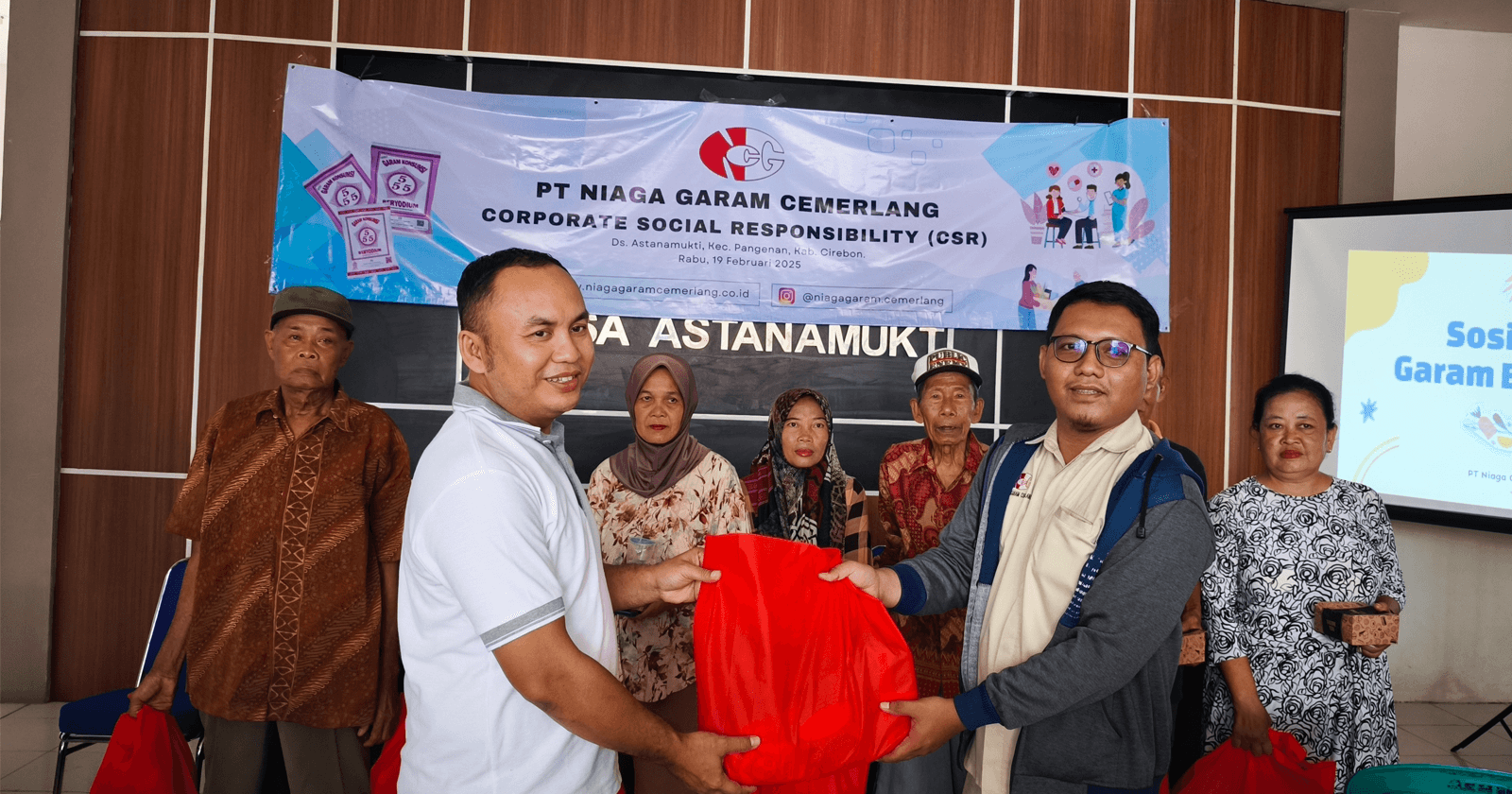 NGC Berbagi: Edukasi Garam Beryodium, Cek Kesehatan, dan Bantuan Sembako